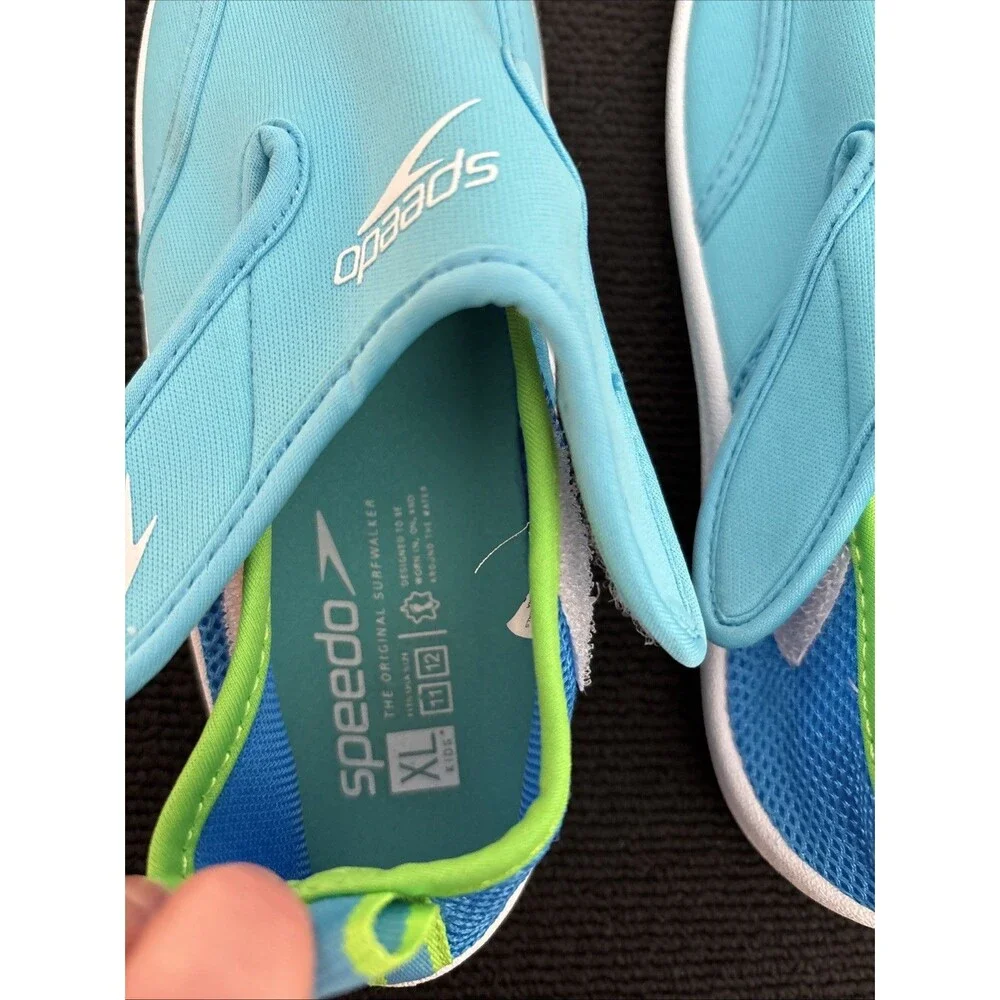 Speedo The Original Surfwalker Kids XL Water Shoe‎ Fits US Size 11/12 Turquoise